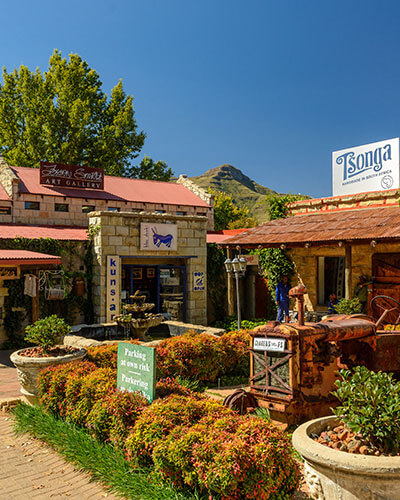 Clarens shopping and eatery district